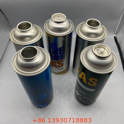 카세트 가스 고압 18-21 바 에어로졸 빈 진판 캔 65mm 57mm