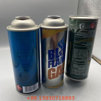 카세트 가스 고압 18-21 바 에어로졸 빈 진판 캔 65mm 57mm