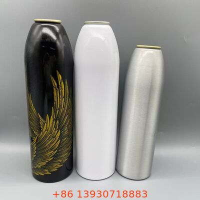 53mm 59mm 빈 알루미늄 에어로졸 캔, 탈취 스프레이 및 방향제 포장 캔