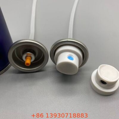 정밀 안개 막기 방지 노즐 화학 저항성 에어로졸 스프레이 밸브 헤어 접착제