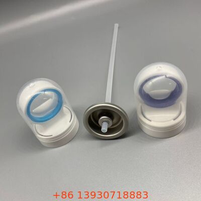 연속 스프레이 자외선 차단제 적용을 위한 안전 커버가 있는 자외선 차단제 에어로졸 밸브