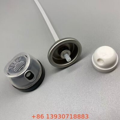 누출 방지 및 막힘에 저항하는 디오더런트 몸 스프레이 밸브 360 ° 분배 기술 및 표준 알루미늄 캔에 보편적으로 적합