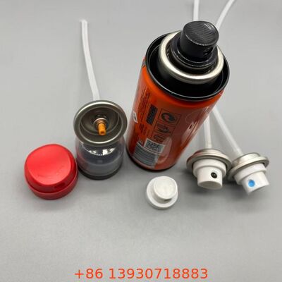 정밀 안개 막기 방지 노즐 화학 저항성 에어로졸 스프레이 밸브 헤어 접착제