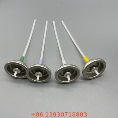 1인치 플라스틱 스템 도징 밸브, 화장품 및 가정용 스프레이 포장용 에어로졸 계량 밸브, 에어로졸 캔 디스펜싱용 정밀 계량 밸브